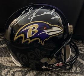 Riddell Baltimore Ravens Ed Reed Autographed Helmet