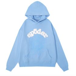 Sky Blue Sp5der Hoodie 