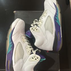 Air Jordan 5 Retro Grape Size 13 used with original box