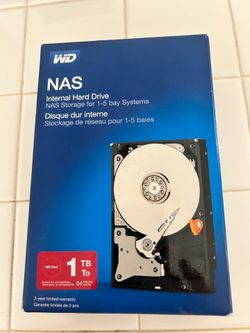 NIB WD Red NAS Internal Hard Drive 1 TB