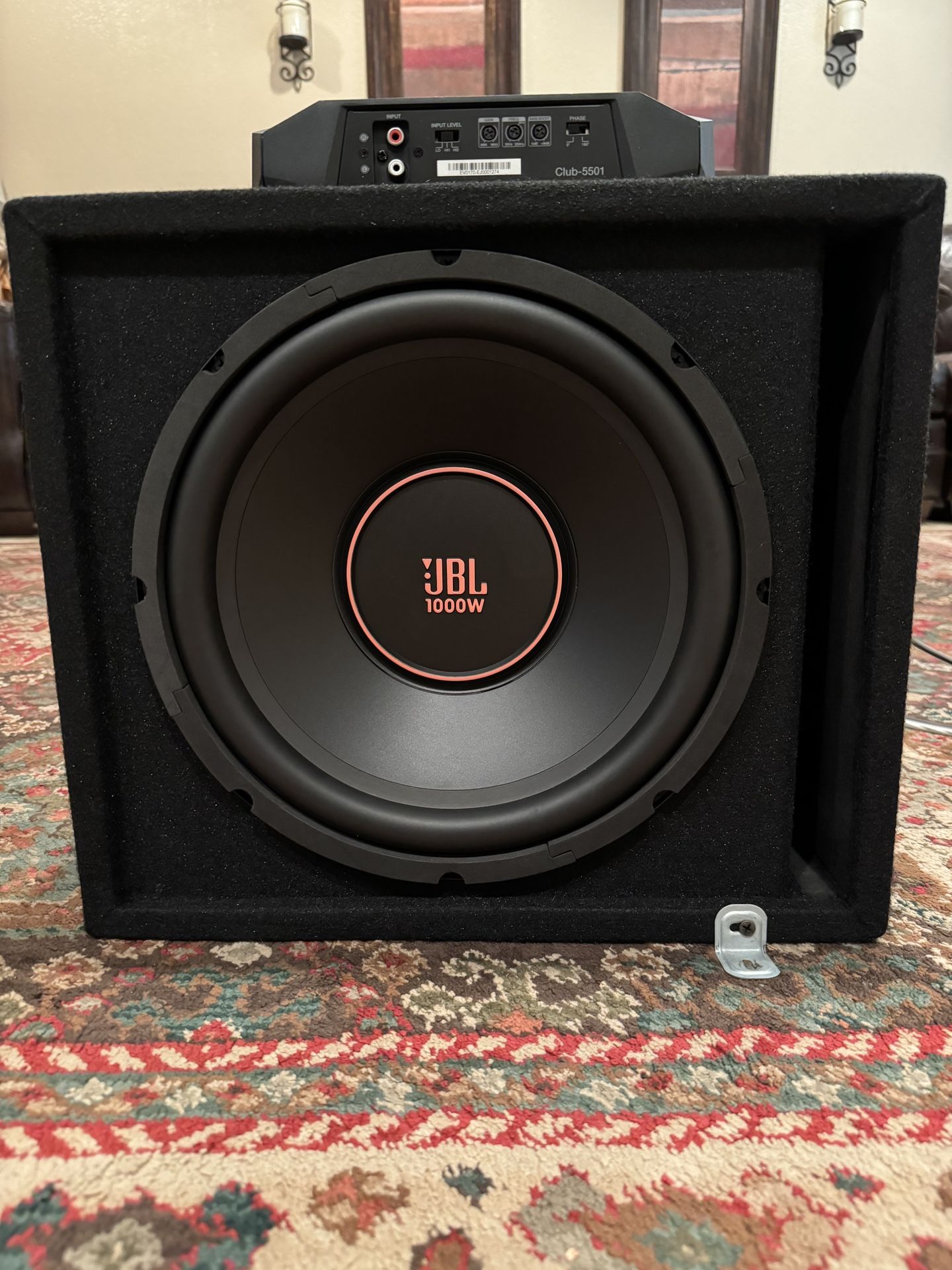 12 Inch JBL Subwoofer And Amp / Car Speakers