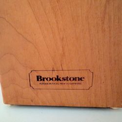 Brookstone Solid Maple Cutlery Holder $40