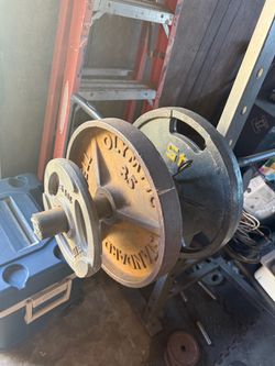 Weight bench and weights