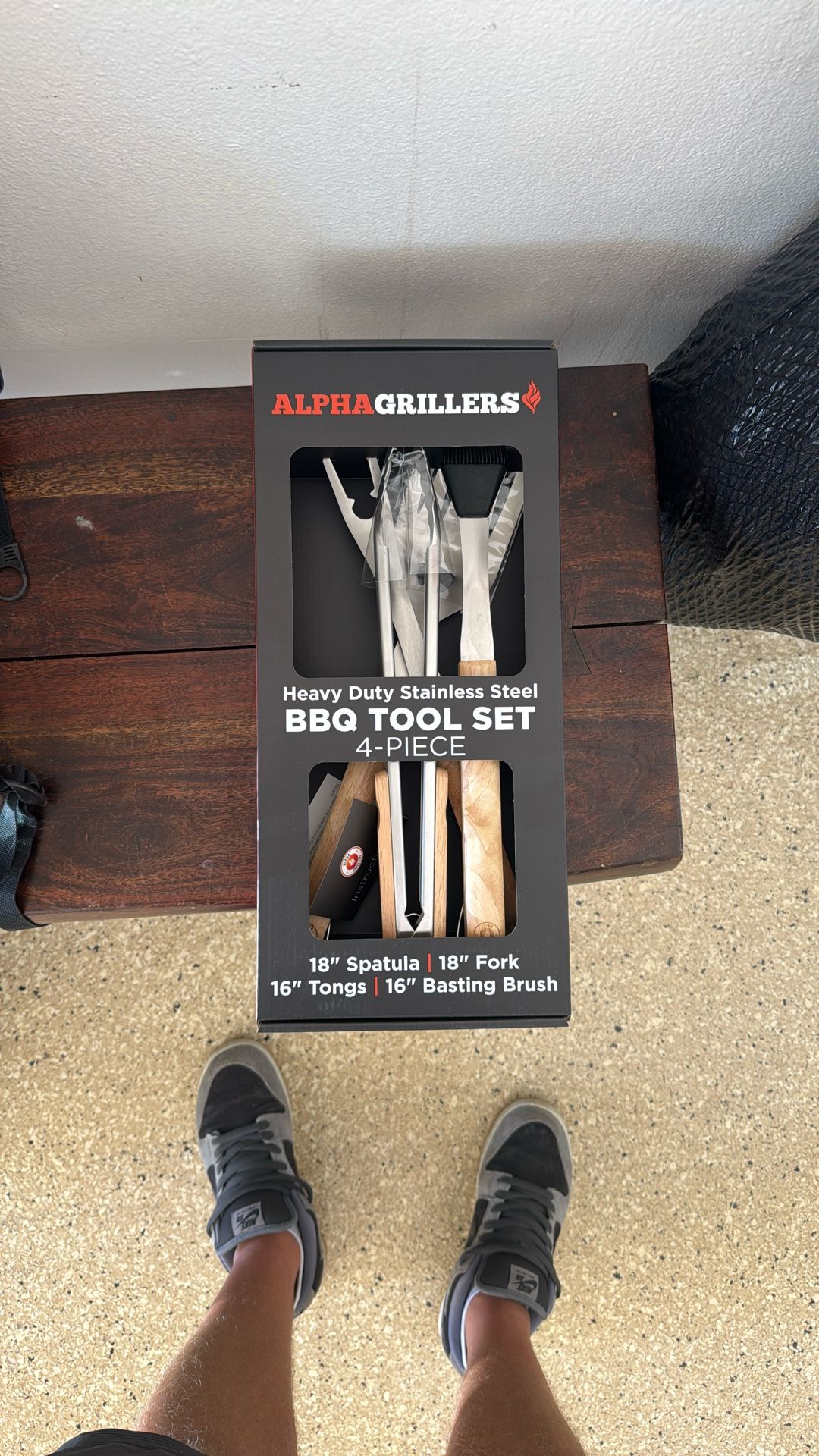 Alpha Grillers BBQ Tool Set