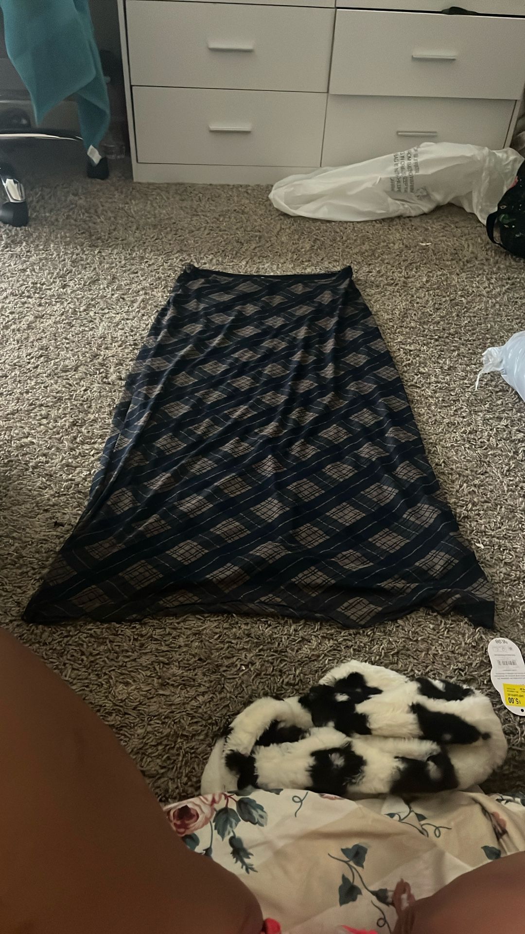 H&M M Plaid Skirt
