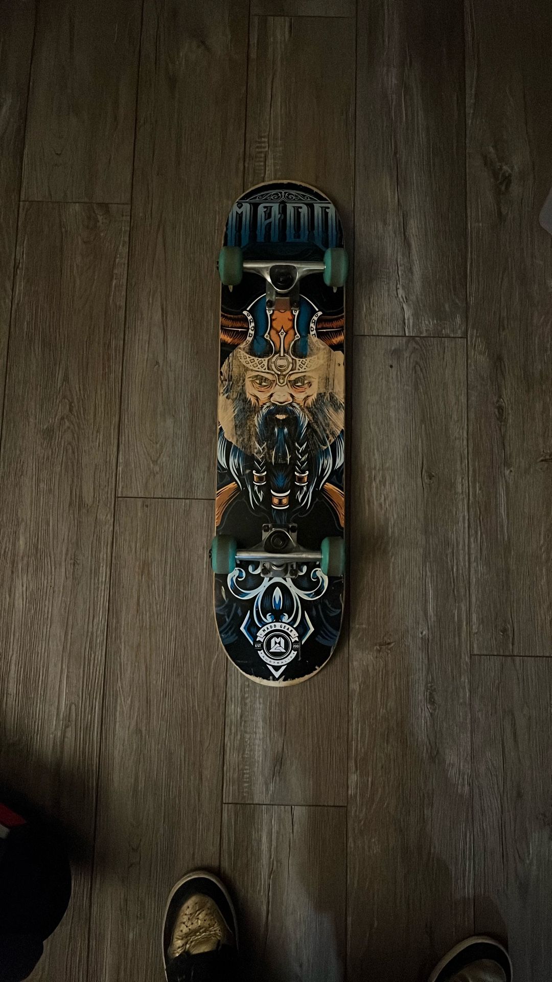 Blue Skateboard 