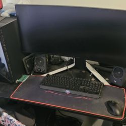Gaming Pc Alienware 34" Curved Monitor