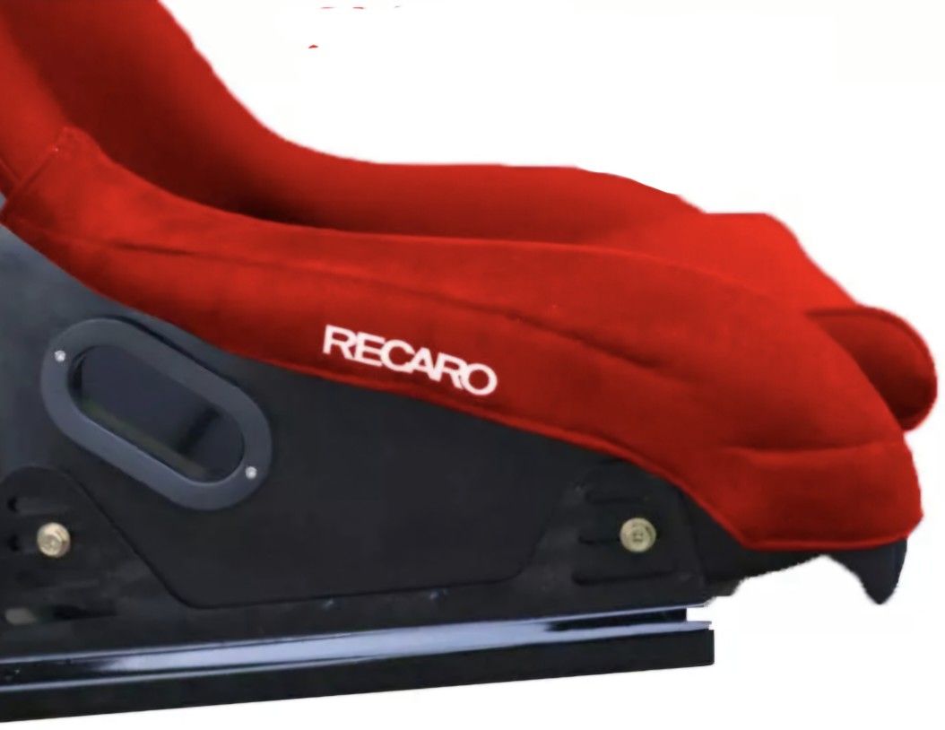 Red RECARO Bucket Seat Protector Alcantara SPG 1 2 3 SRG ASM RSM Left & Right Sides BOLSTER