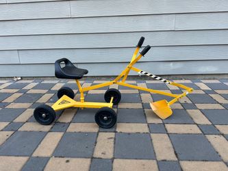Kids Ride-On Excavator Digger Construction Toy - Good Condition