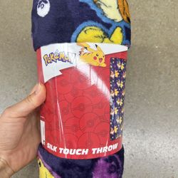 NWT Pokemon Silk Touch Throw 