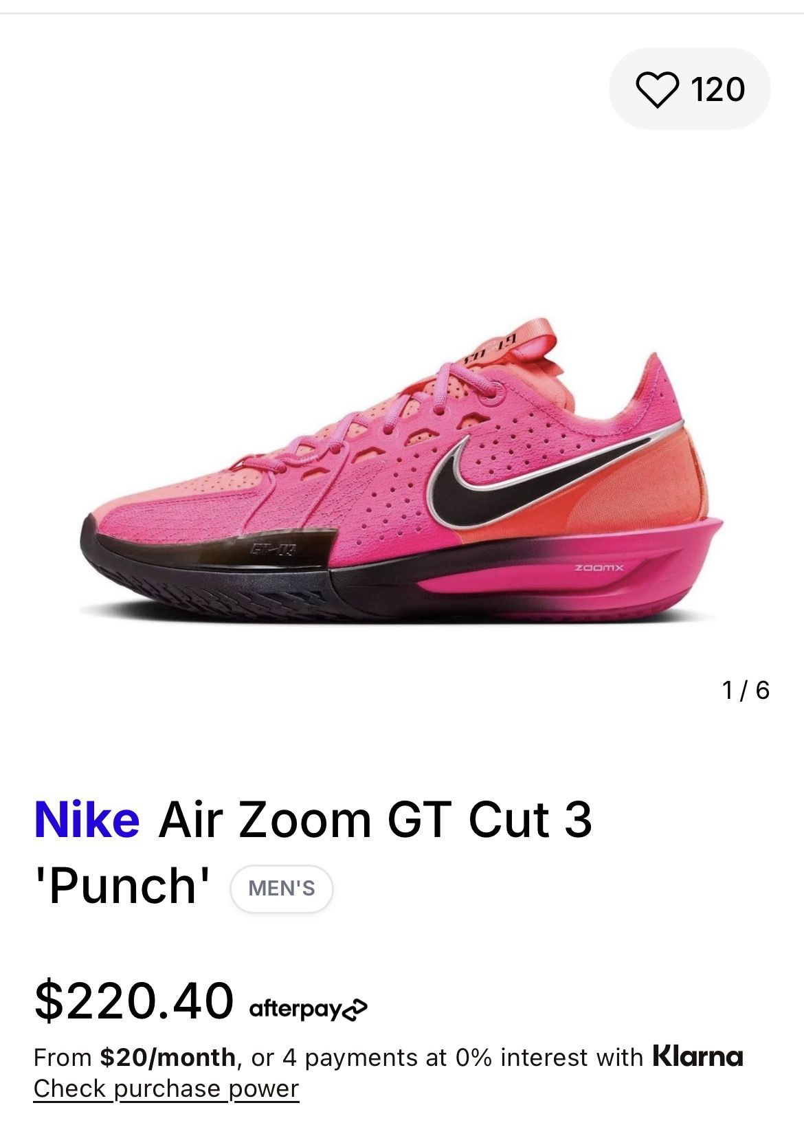 Nike Air Zoom Gt Cut 3
