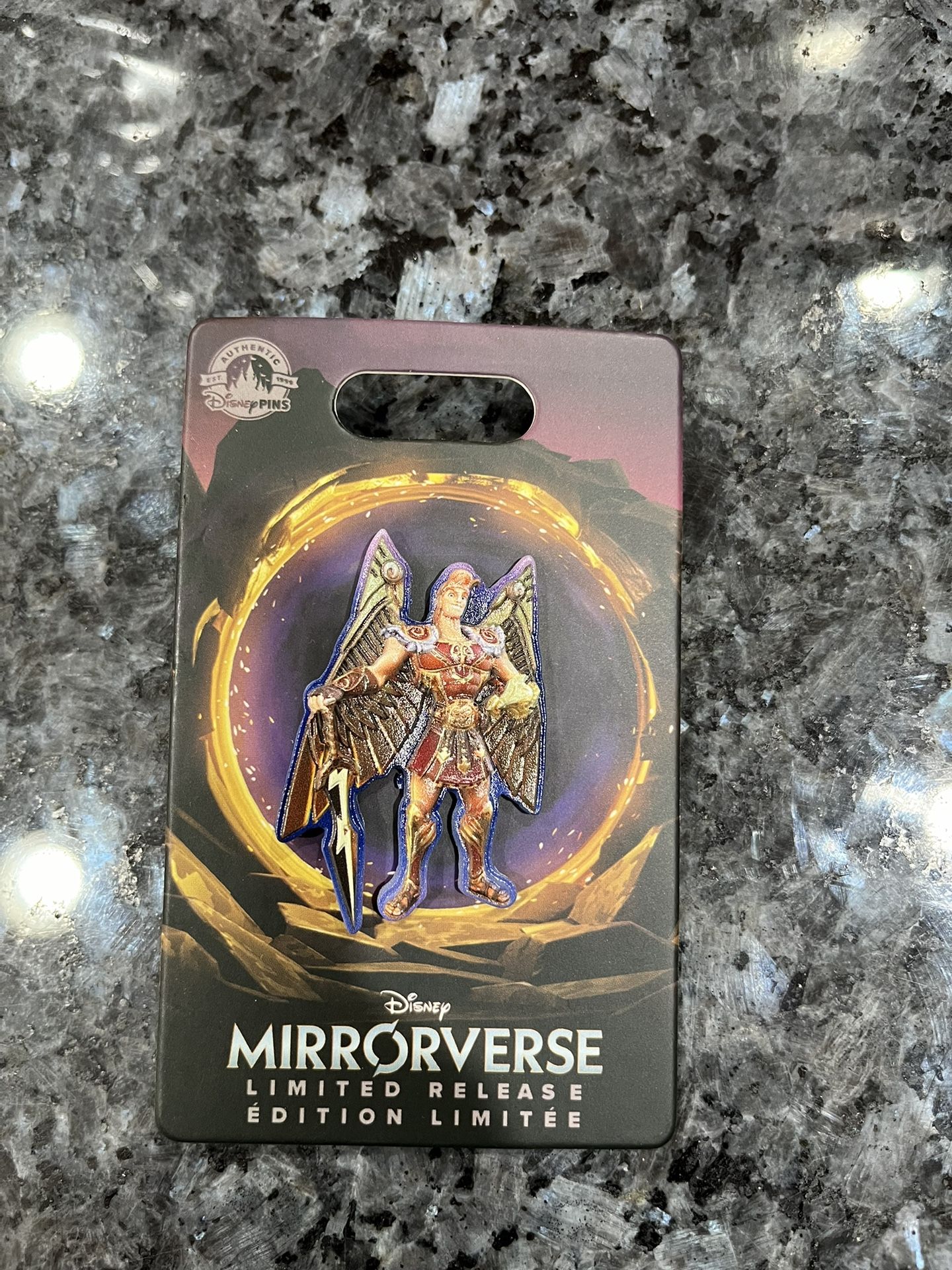 Disney Mirrorverse Hercules Limited Release Pin. Brand new on original card. Smoke free home