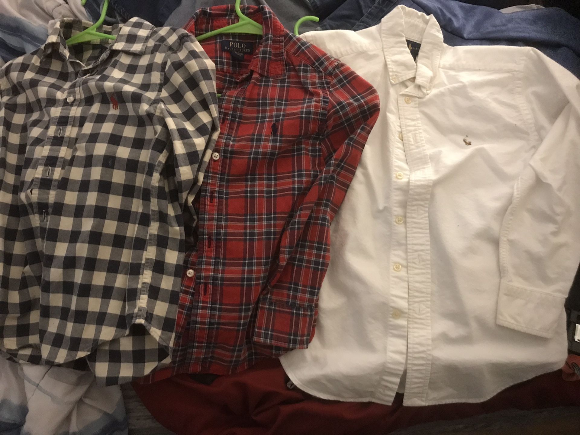 Three polo T-shirts size 8 boys