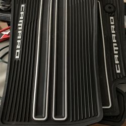 All weather mats for 6th gen camaro