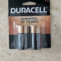 2 Pack Duracell C2 Alkaline Batteries. Trusted Brand, 10 Years Guarantee. New. 