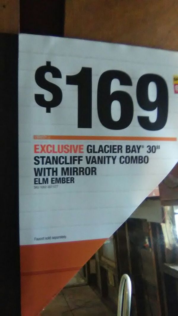 Exclusive Glacier Bay 30 Stancliff Vanity Combo With Mirror For Open In The Appcontinue To Mobile Website