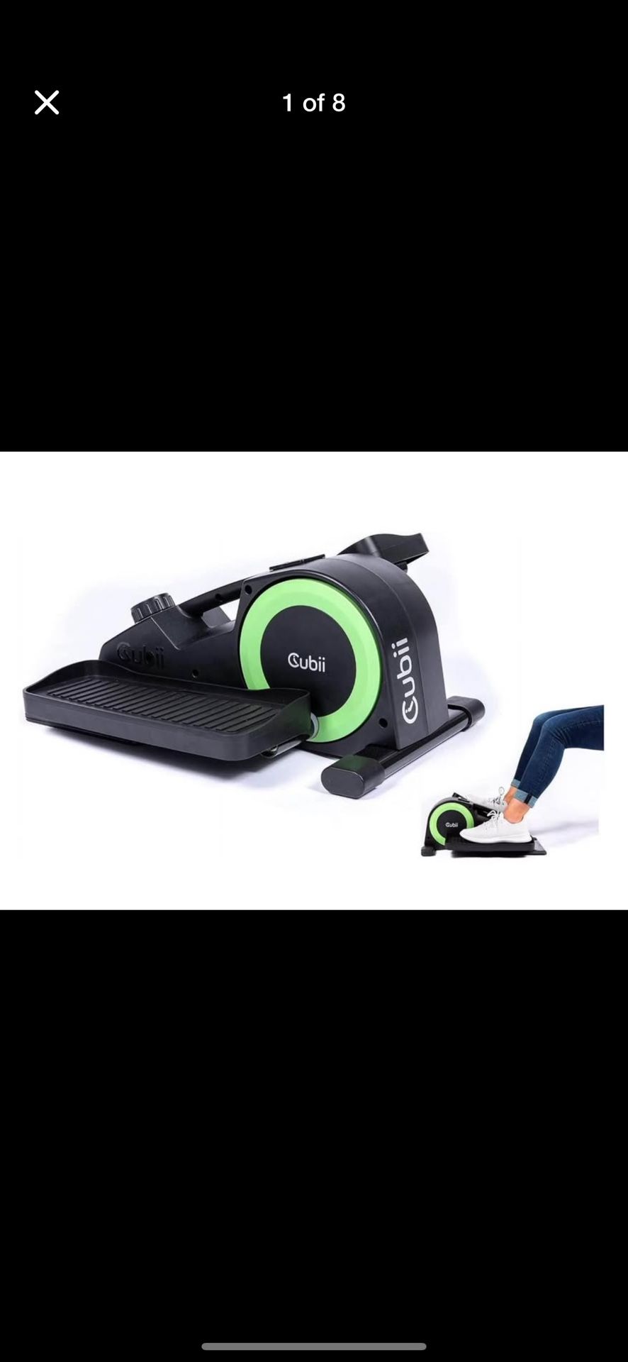 new Cubii JR2, Under Desk Elliptical, Under Desk Bike Pedal Exerciser