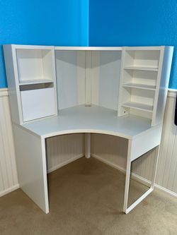 IKEA Micke Corner Desk White