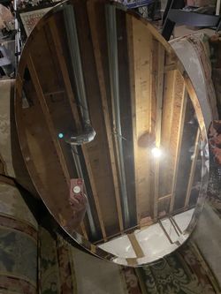 Oval mirror