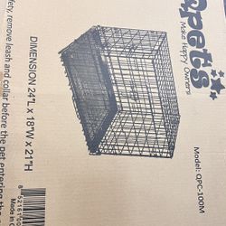 Qpets Dog Crate 24” – New in Box”