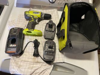 Ryobi ONE+ 18V Drill Set with Batteries and Charger