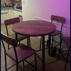 Tall Kitchen Table / Dining Set 
