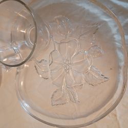 8 Vintage Sets Apple Shaped Floral Snack Plates And Cups