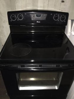 Amana Black Oven Stove Range Delivery Avail!