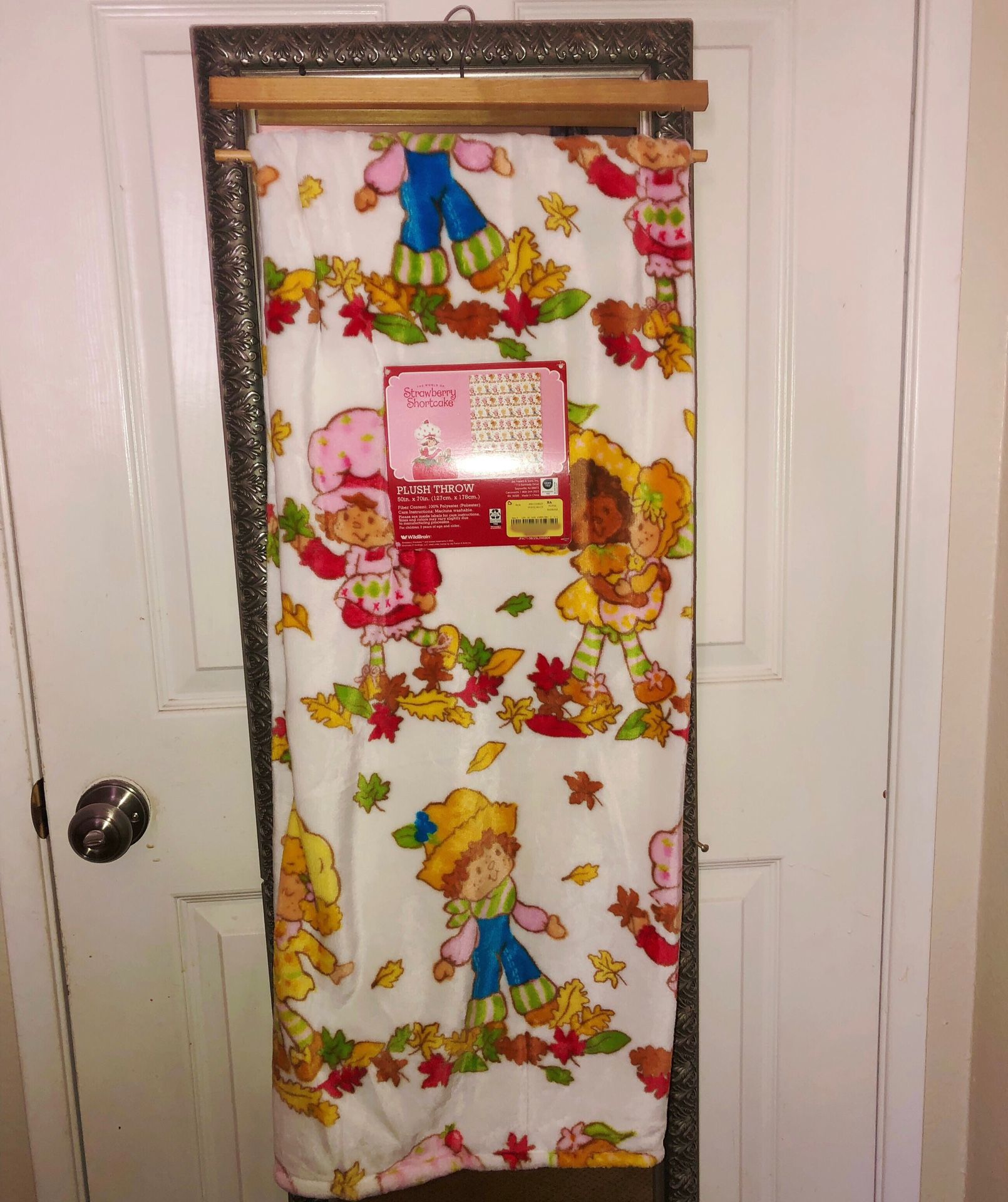 Strawberry Shortcake 50x70 Plush Throw Blanket