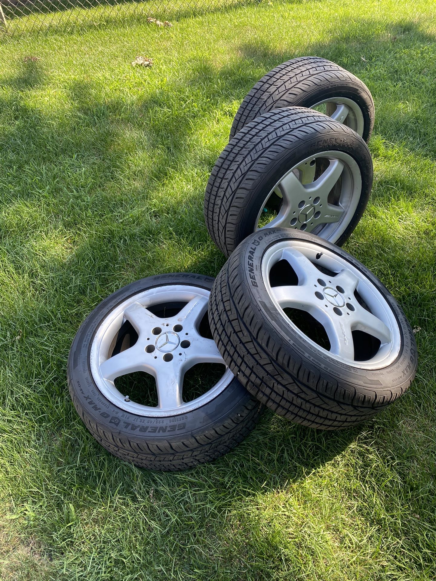 17 Inch AMG wheels/tires