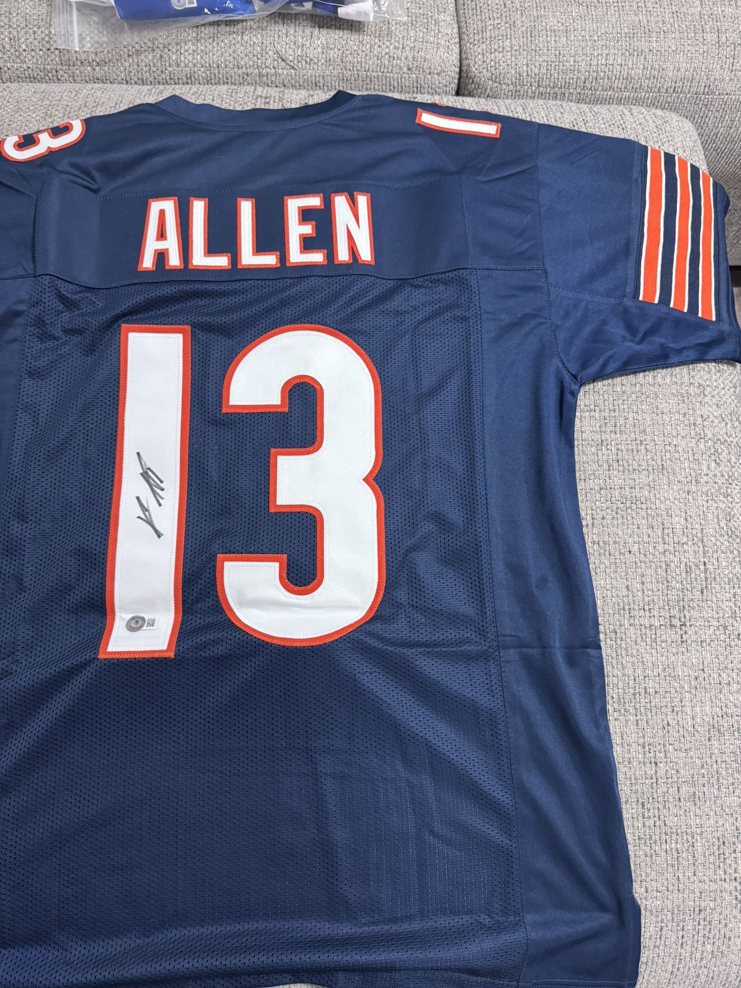 Keenan Allen Signed Autograph Custom Jersey - Beckett Coa - Chicago Bears