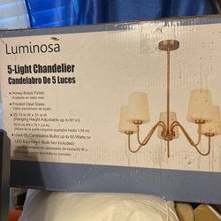 Brand new in box 5 light chandelier