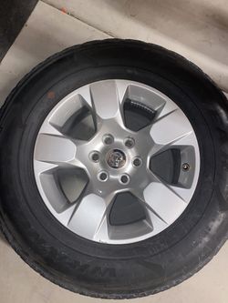 2019 Ram 1500 (4) rims and (7) Tires