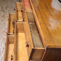 VINTAGE  HEAVY DRESSER.