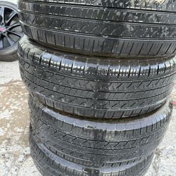 225/60R18 4 used tires yokohama 