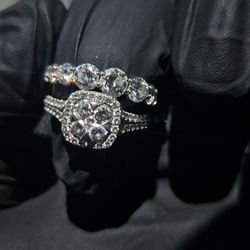 Wedding Band And Engagement Ring