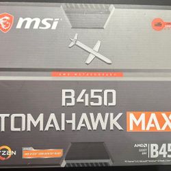 MSI B450 Tomahawk Max AM4 DDR4