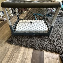 Medium Large Size Dog Kennel, Portable With Wheels