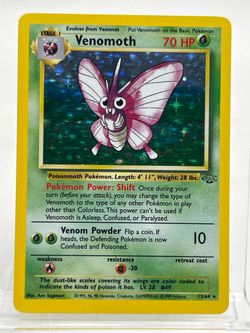 Pokémon TCG Jungle Venomoth 13/64 Holo English