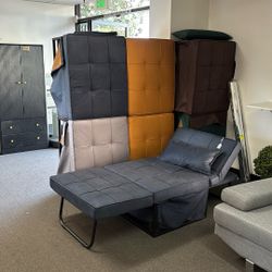 Brand New Folding Sofa Bed, 4 in 1 Daybeds Ottoman Chair Lounge Couch for Guest Sleeper, Suitable for Modern Living Room, Bedroom, Twin Size(L74x