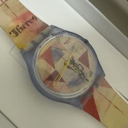 Swatch x Guggenheim - "The Bavarian Don Giovanni" by Paul Klee (SUOZ360) - New In Box