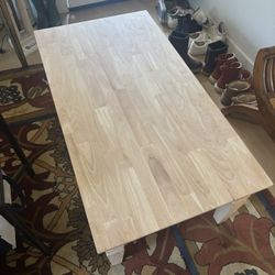 Unfinished Wood Table 