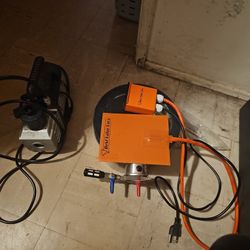 Vaccum Chamber ,Vaccum Pump, And Heating Mat For Purge