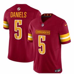 Nike Jayden Daniels Washington Commanders Redskins Vapor F.U.S.E. Limited Jersey - Burgundy