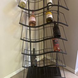 Large Metal Wine Rack 