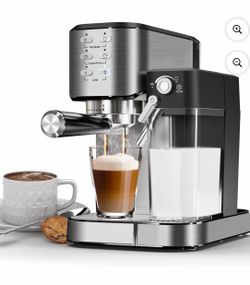 Blue bow Espresso Machine