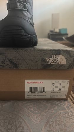 North face Kids boots grey and black