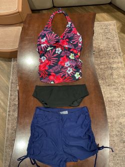 Women's Tankini Swimsuit Set 3 Pieces women’s Medium