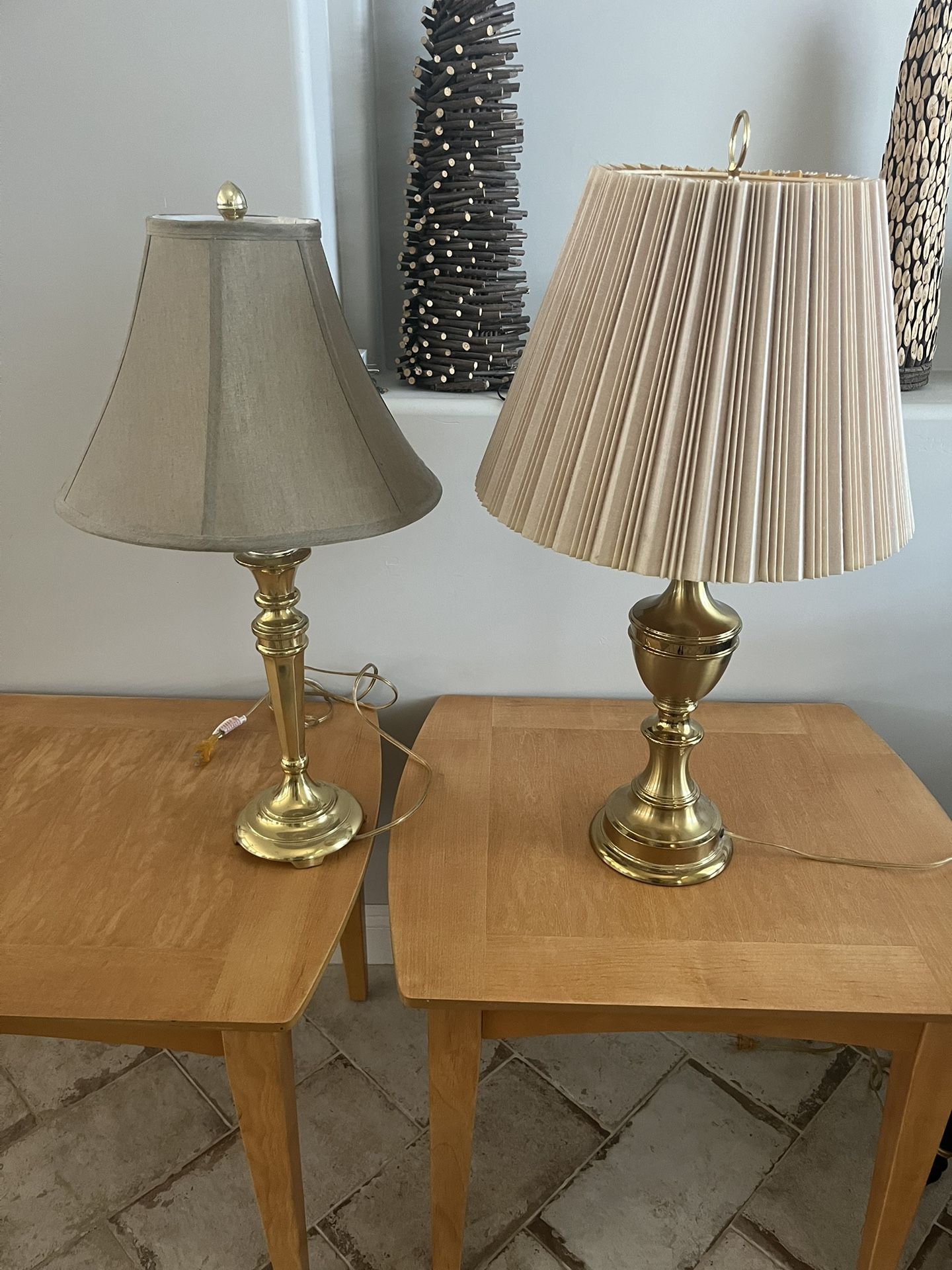 Vintage Brass Lamps