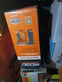 Ridgid 18 Volt 18 Gauge Brushless Brad Nailer